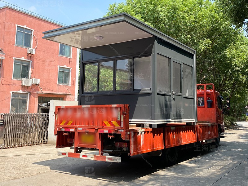 方形前頂鋼結構崗亭05